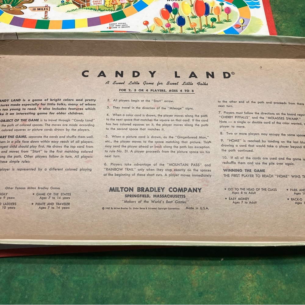 Candy Land 1955 Vintage board game Milton Bradley - Picture 14 of 16